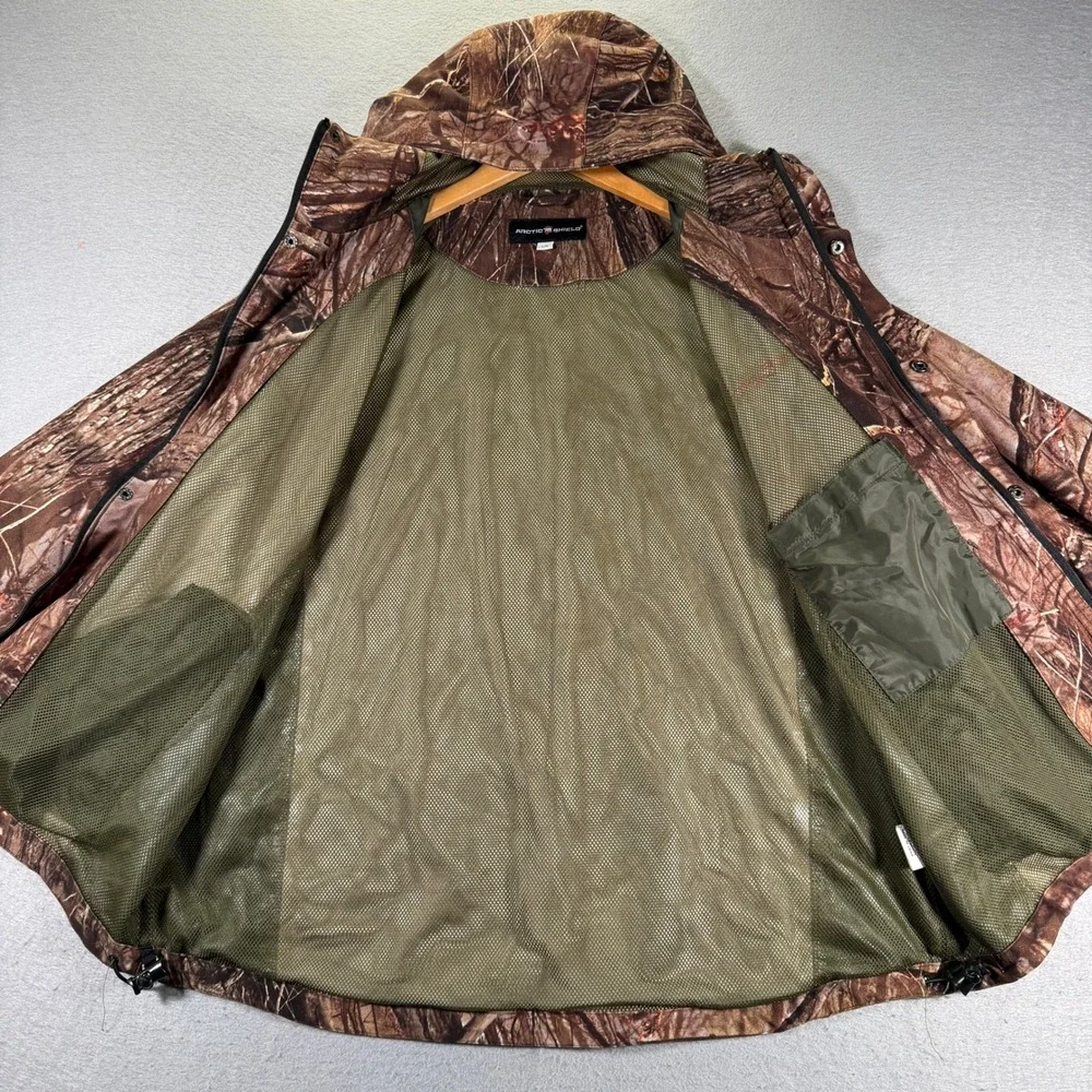 Arctic Shield Men Camo Realtree‎ Hunting Jacket L/G Hooded Water Resistant